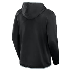 Fanatics Las Vegas Raiders Transitional Defender Hoodie Long Sleeve T-Shirt Black