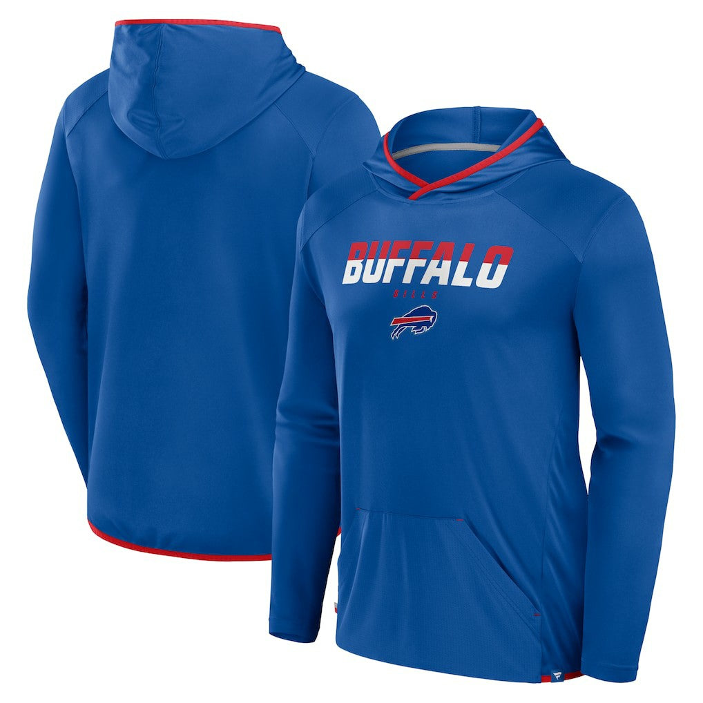 Fanatics Buffalo Bills Transitional Defender Hoodie Long Sleeve T-Shirt Royal