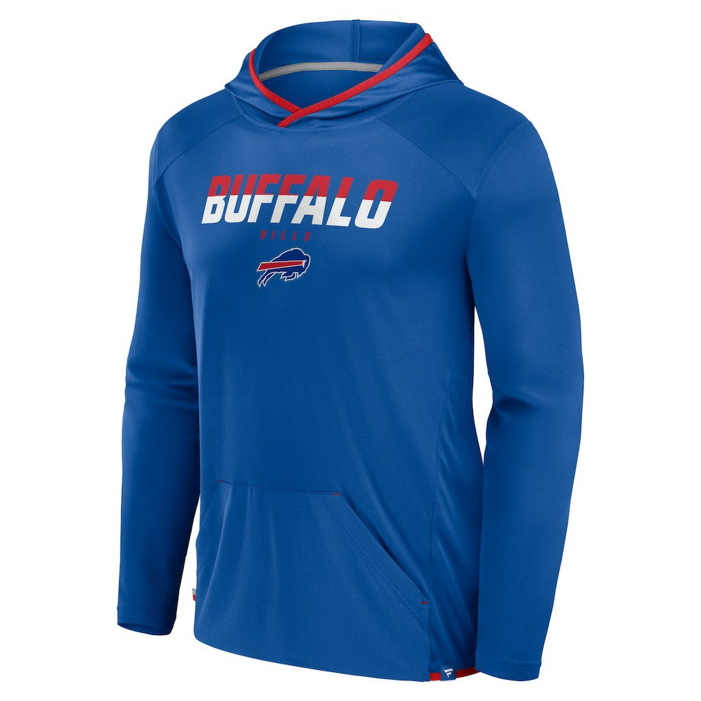 Fanatics Buffalo Bills Transitional Defender Hoodie Long Sleeve T-Shirt Royal