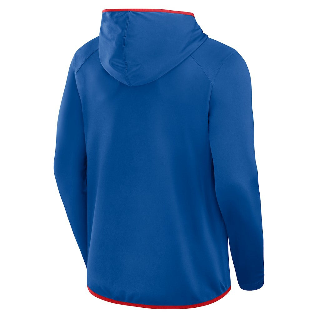 Fanatics Buffalo Bills Transitional Defender Hoodie Long Sleeve T-Shirt Royal