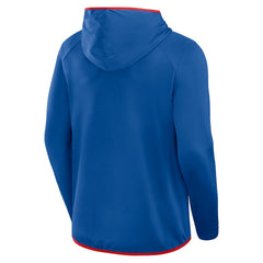 Fanatics Buffalo Bills Transitional Defender Hoodie Long Sleeve T-Shirt Royal