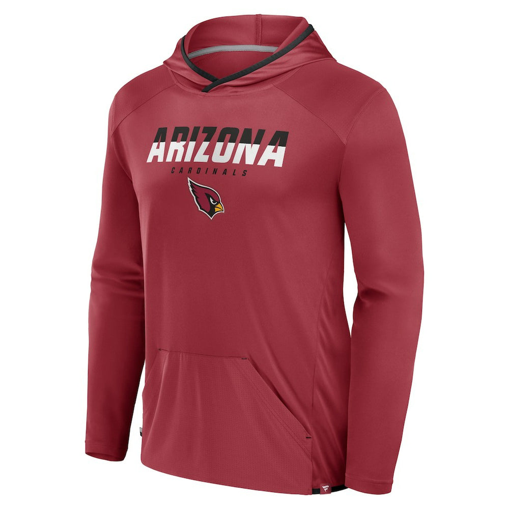 Fanatics Arizona Cardinals Transitional Defender Hoodie Long Sleeve T-Shirt Cardinal