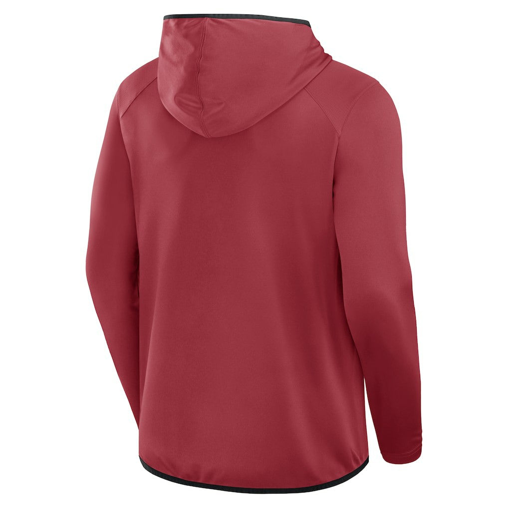 Fanatics Arizona Cardinals Transitional Defender Hoodie Long Sleeve T-Shirt Cardinal