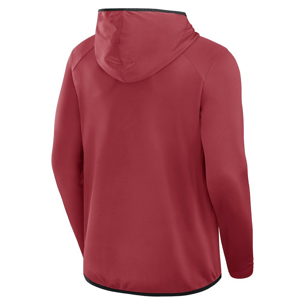 Fanatics Arizona Cardinals Transitional Defender Hoodie Long Sleeve T-Shirt Cardinal