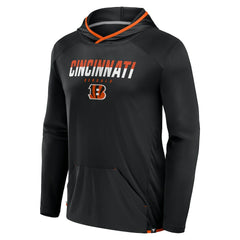 Fanatics Cincinnati Bengals Transitional Defender Hoodie Long Sleeve T-Shirt Black