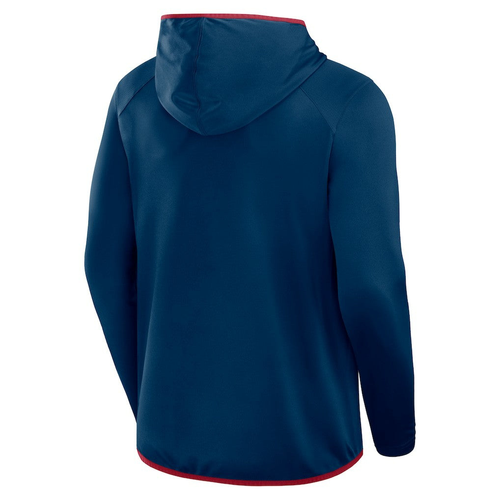 Fanatics Houston Texans Transitional Defender Hoodie Long Sleeve T-Shirt Navy