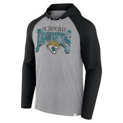 Fanatics Jacksonville Jaguars Under Center Long Sleeve Hoodie T-Shirt Gray/Black