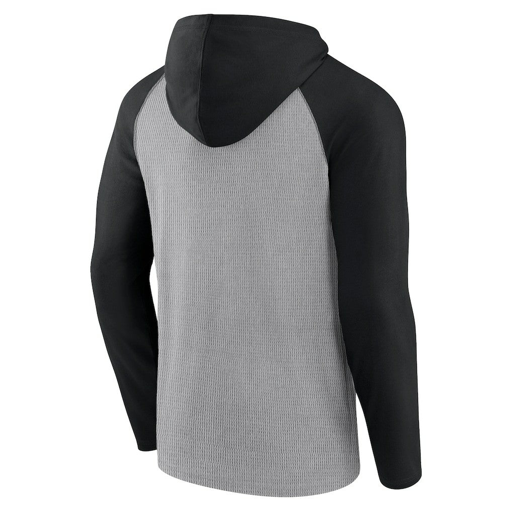 Fanatics New Orleans Saints Under Center Long Sleeve Hoodie T-Shirt Gray/Black
