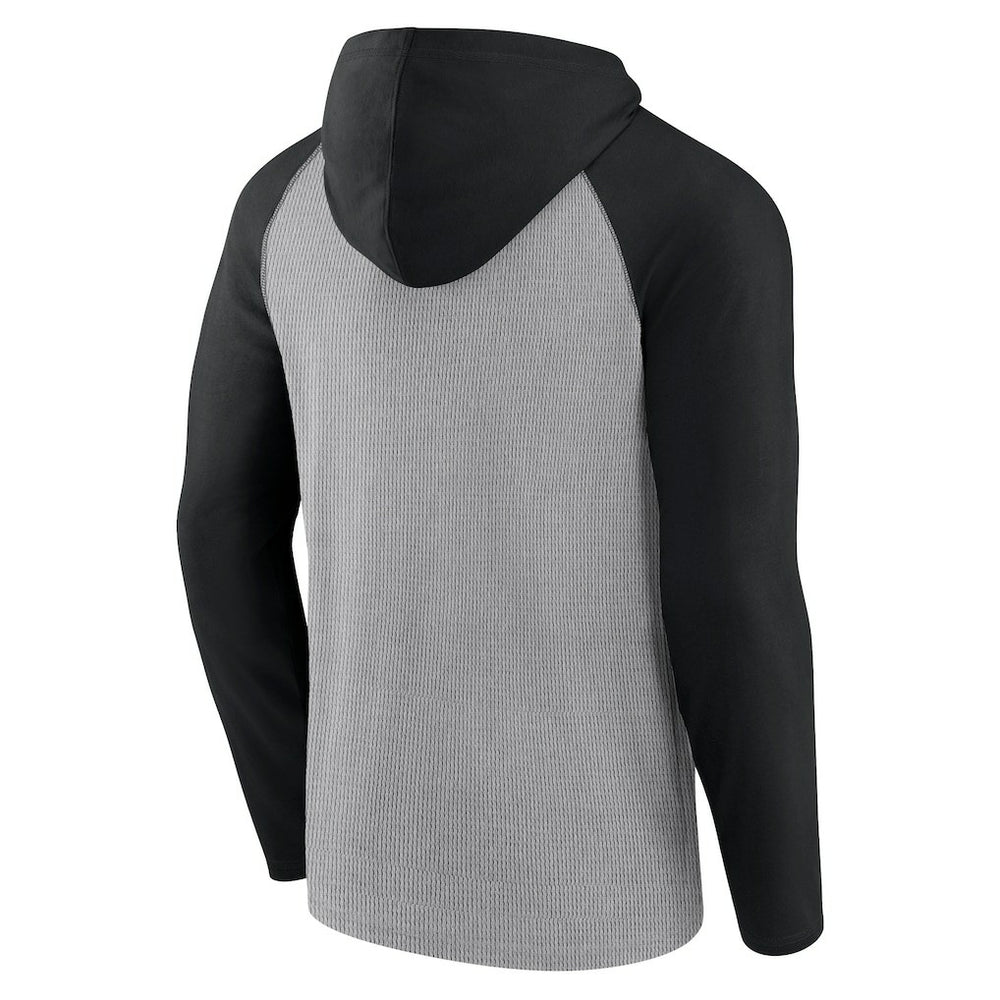 Fanatics New Orleans Saints Under Center Long Sleeve Hoodie T-Shirt Gray/Black