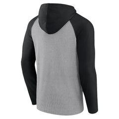 Fanatics New Orleans Saints Under Center Long Sleeve Hoodie T-Shirt Gray/Black