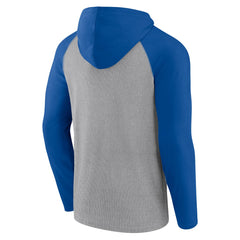 Fanatics Seattle Seahawks Under Center Long Sleeve Hoodie T-Shirt Gray/Royal