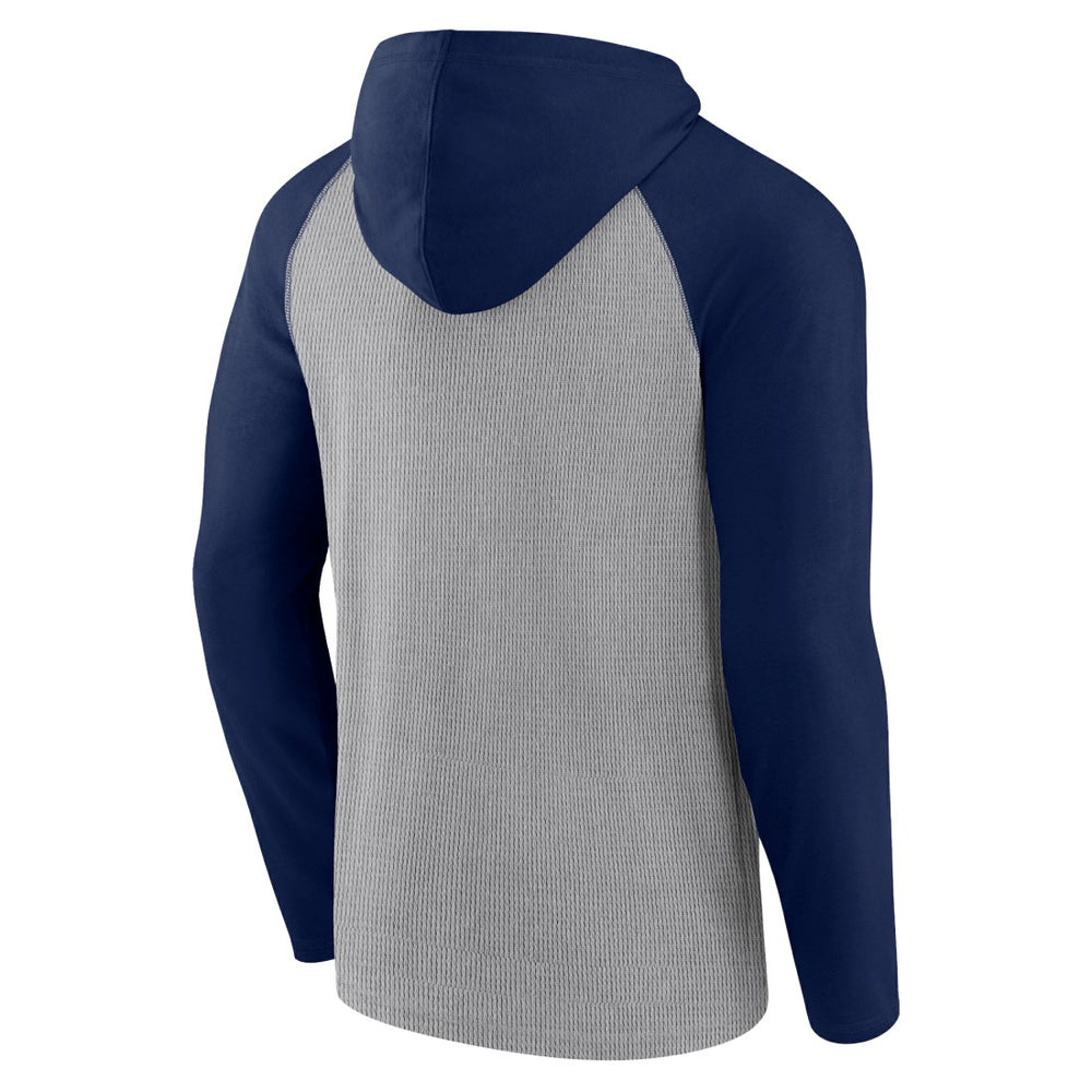 Fanatics Tennessee Titans Under Center Long Sleeve Hoodie T-Shirt Gray/Navy