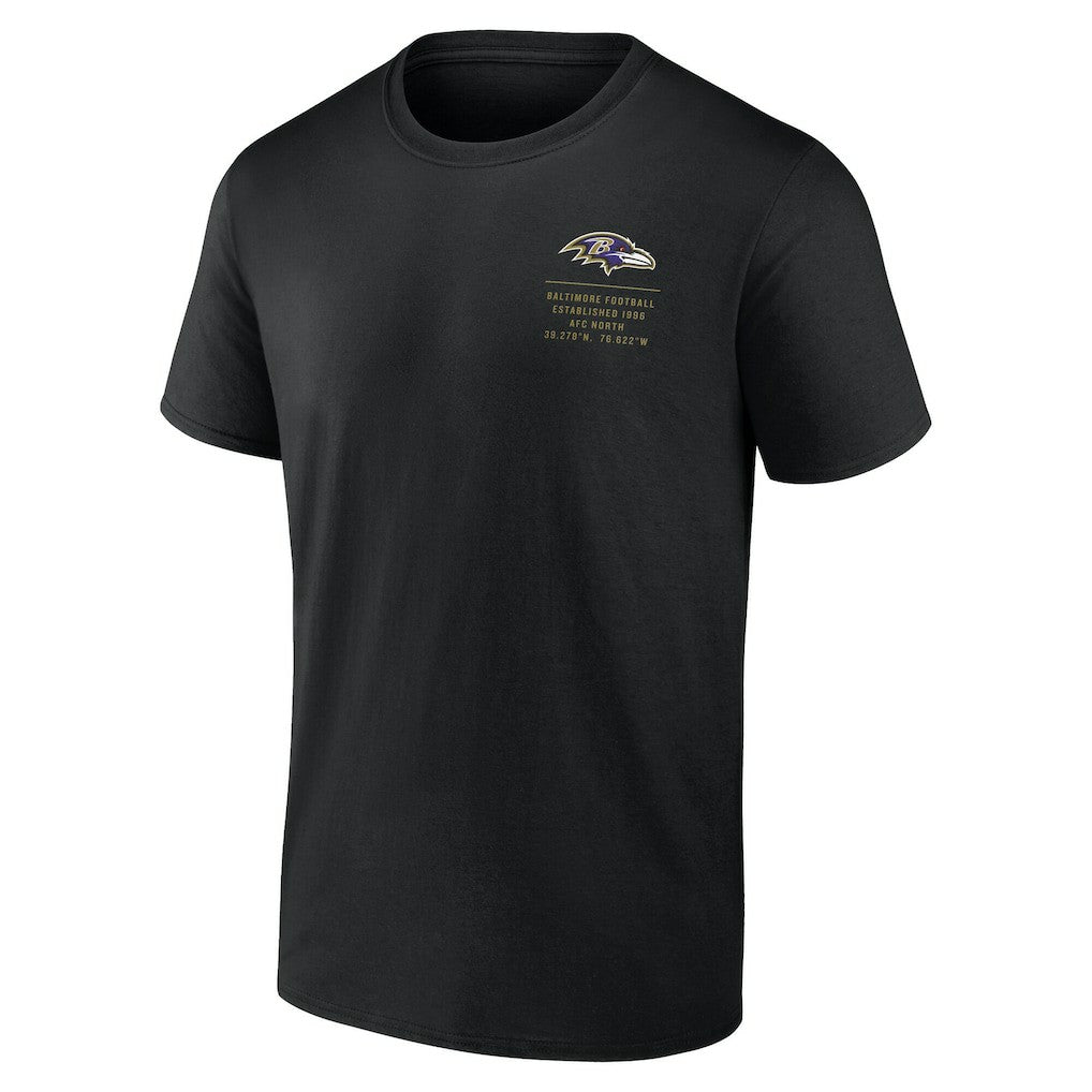 Fanatics Baltimore Ravens Repeat Stats T-Shirt Black