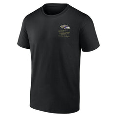 Fanatics Baltimore Ravens Repeat Stats T-Shirt Black