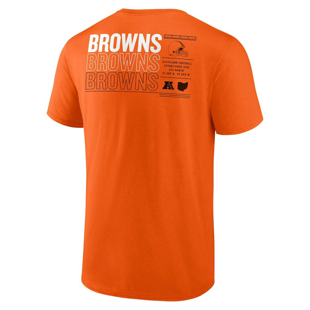 Fanatics Cleveland Browns Repeat Stats T-Shirt Orange