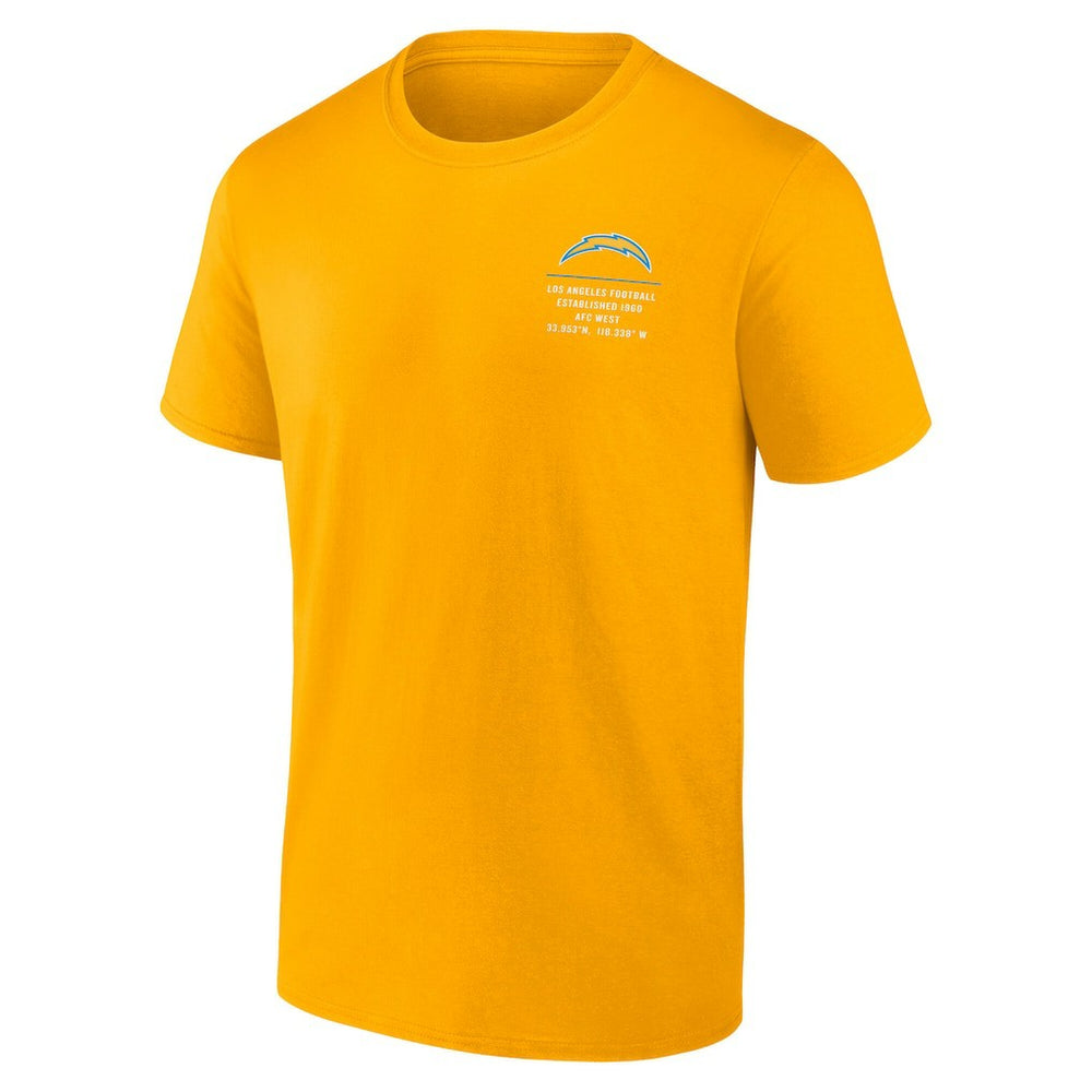 Fanatics Los Angeles Chargers Repeat Stats T-Shirt Gold