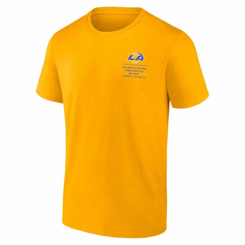Fanatics Los Angeles Rams Repeat Stats T-Shirt Gold