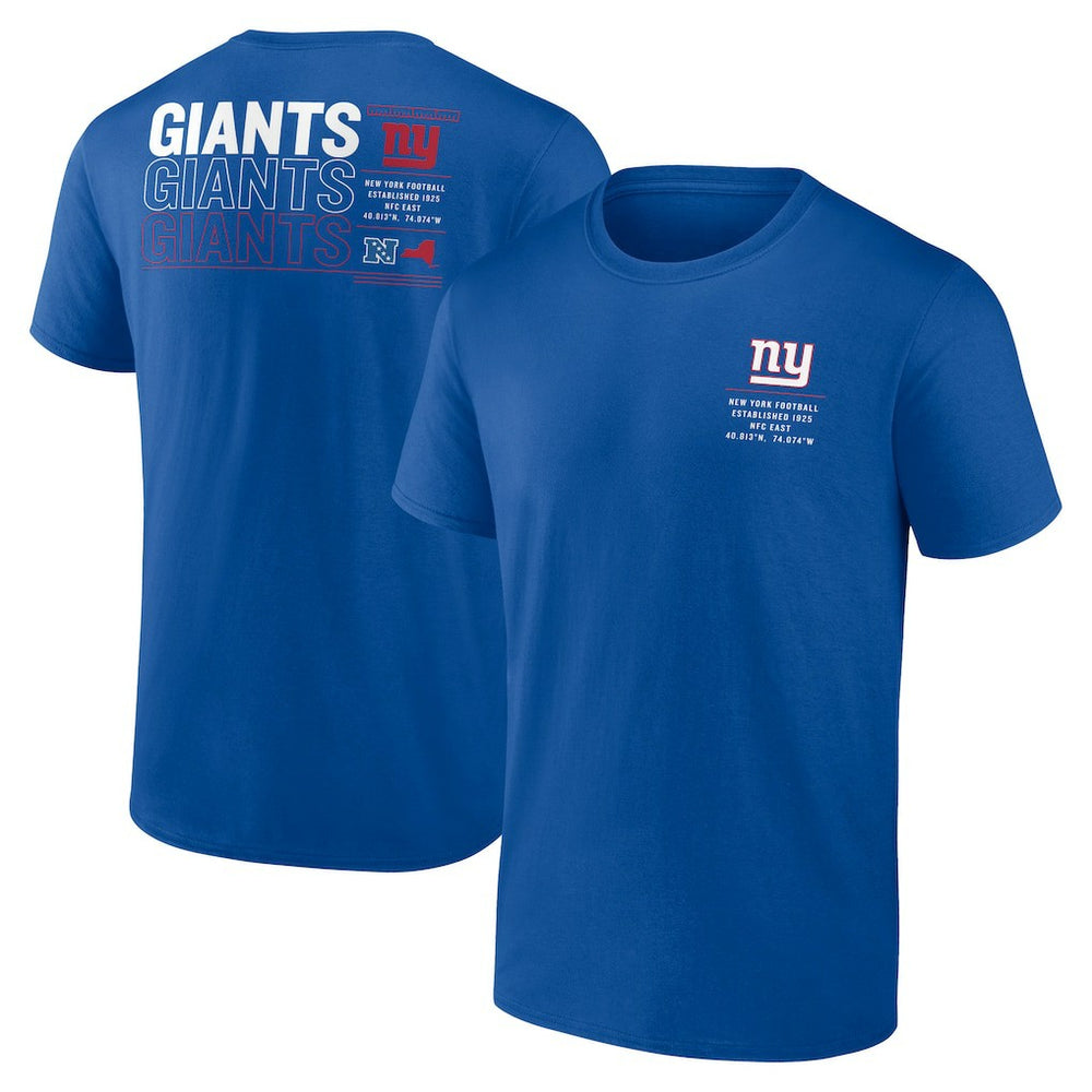 Fanatics New York Giants Repeat Stats T-Shirt Royal