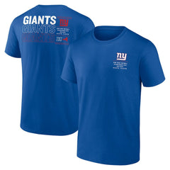 Fanatics New York Giants Repeat Stats T-Shirt Royal