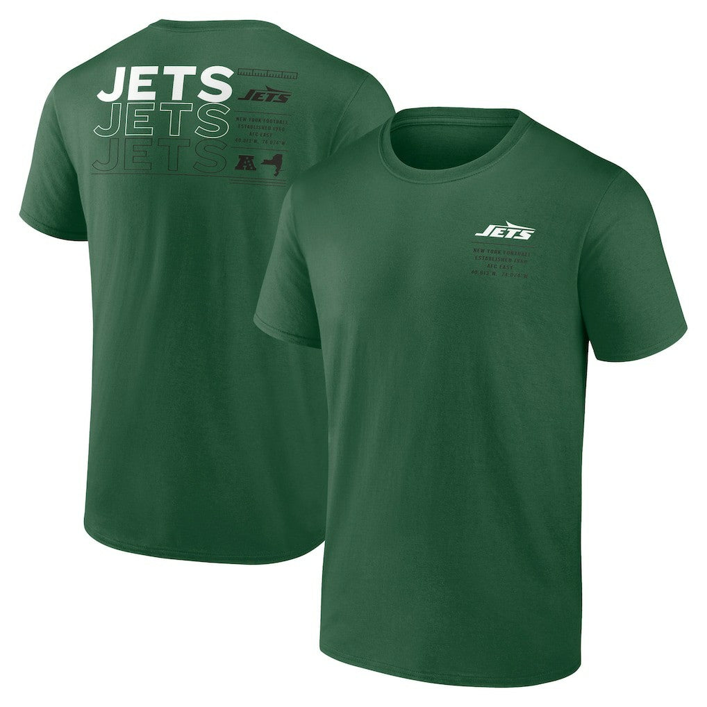 Fanatics New York Jets Repeat Stats T-Shirt Green