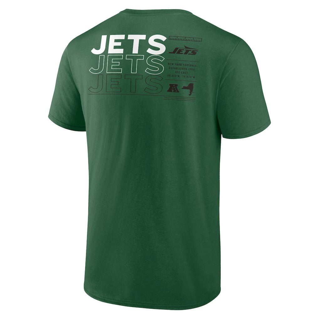 Fanatics New York Jets Repeat Stats T-Shirt Green