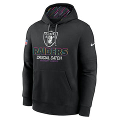 Nike Las Vegas Raiders 2024 NFL Crucial Catch Club Pullover Hoodie Black