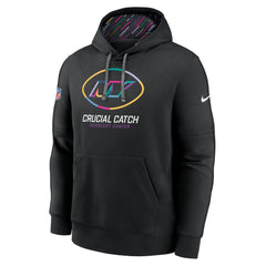 Nike New York Jets 2024 NFL Crucial Catch Club Pullover Hoodie Black