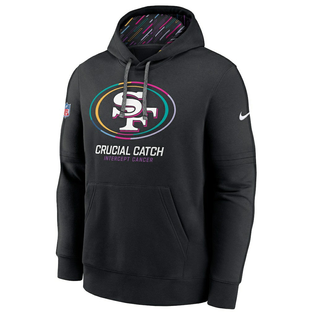 Nike San Francisco 49ers 2024 NFL Crucial Catch Big & Tall Club Pullover Hoodie Black