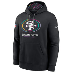 Nike San Francisco 49ers 2024 NFL Crucial Catch Big & Tall Club Pullover Hoodie Black