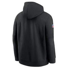 Nike San Francisco 49ers 2024 NFL Crucial Catch Big & Tall Club Pullover Hoodie Black