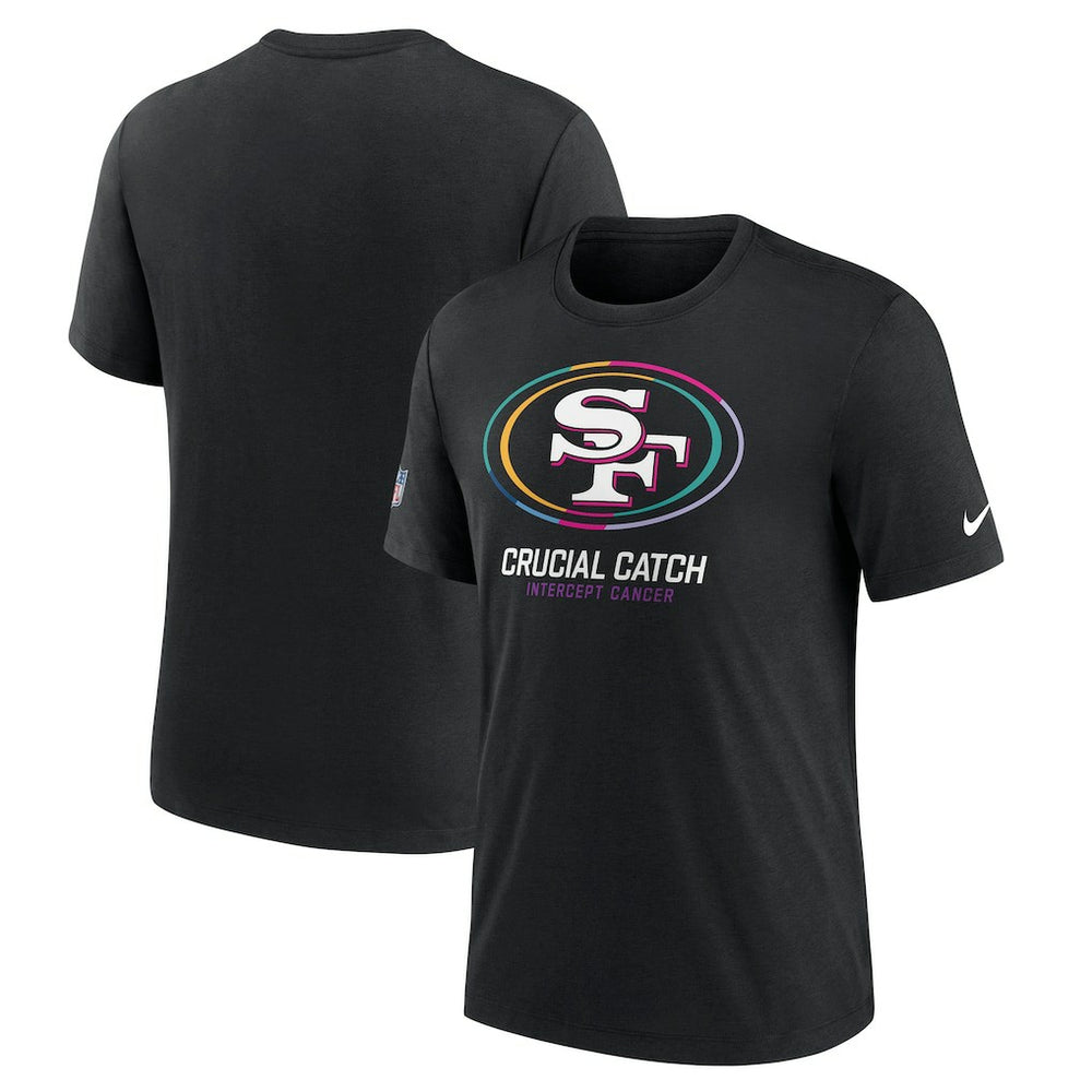 Nike San Francisco 49ers 2024 NFL Crucial Catch Big & Tall T-Shirt Black