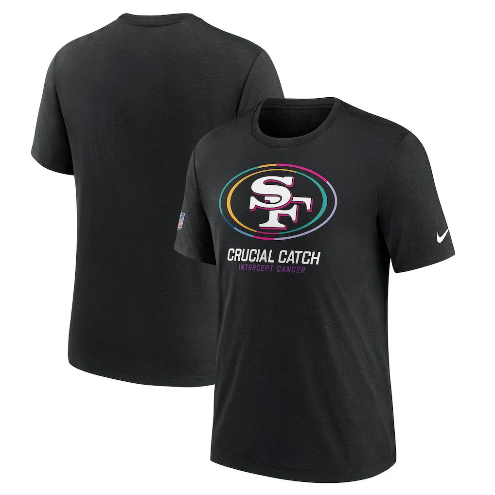 Nike San Francisco 49ers 2024 NFL Crucial Catch Big & Tall T-Shirt Black