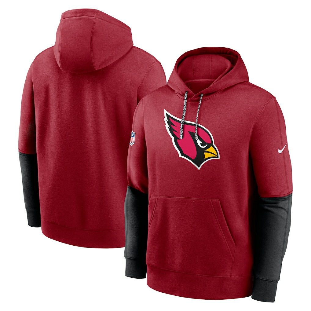 Nike Arizona Cardinals 2024 Sideline Club Pullover Hoodie Cardinal
