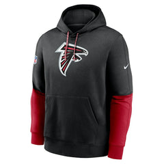 Nike Atlanta Falcons 2024 Sideline Club Pullover Hoodie Black