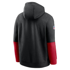 Nike Atlanta Falcons 2024 Sideline Club Pullover Hoodie Black