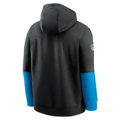 Nike Carolina Panthers 2024 Sideline Club Pullover Hoodie Black