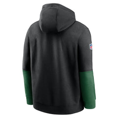 Nike New York Jets 2024 Sideline Club Pullover Hoodie Black