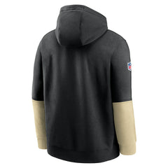 Nike New Orleans Saints 2024 Sideline Club Pullover Hoodie Black