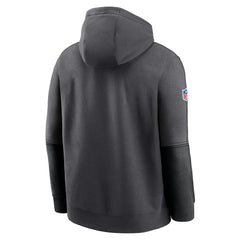 Nike New Orleans Saints 2024 Sideline Club Pullover Hoodie Anthracite