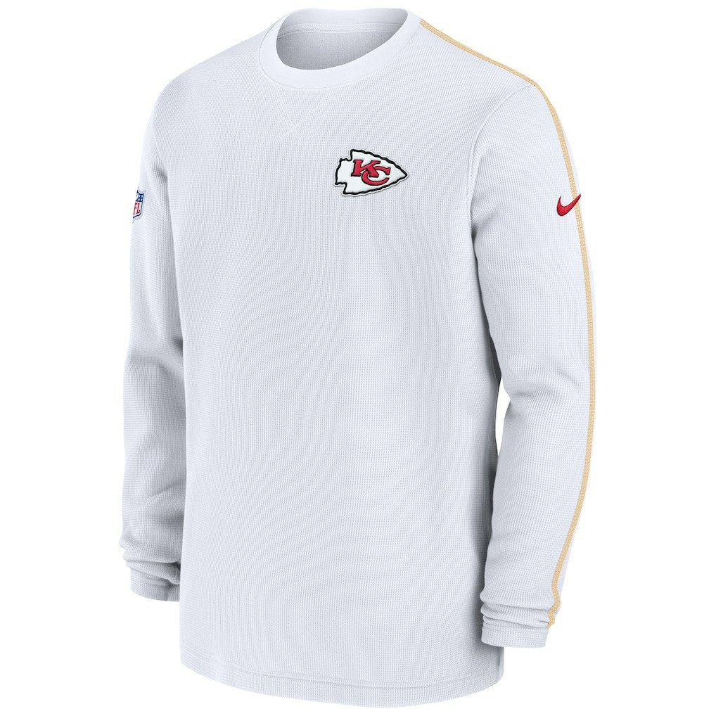 Nike Kansas City Chiefs 2024 Sideline Coaches Long Sleeve Top Red