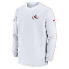 Nike Kansas City Chiefs 2024 Sideline Coaches Long Sleeve Top White