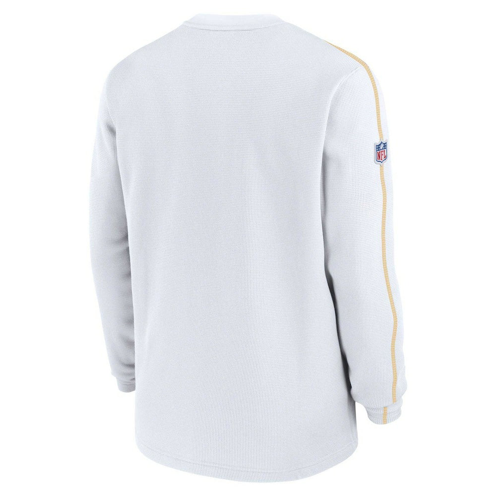 Nike Kansas City Chiefs 2024 Sideline Coaches Long Sleeve Top White