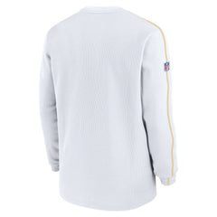 Nike Kansas City Chiefs 2024 Sideline Coaches Long Sleeve Top White