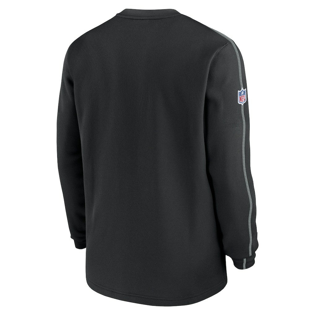 Nike Las Vegas Raiders 2024 Sideline Coaches Long Sleeve Top Black