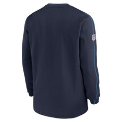 Nike Tennessee Titans 2024 Sideline Coaches Long Sleeve Top Navy