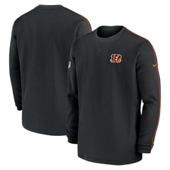 Nike Cincinnati Bengals 2024 Sideline Coaches Long Sleeve Top Black