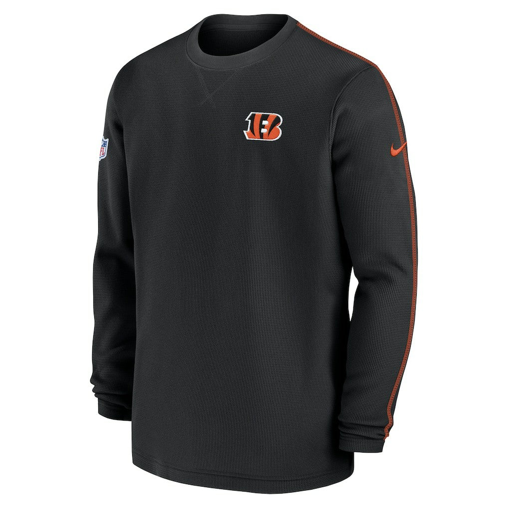 Nike Cincinnati Bengals 2024 Sideline Coaches Long Sleeve Top Black