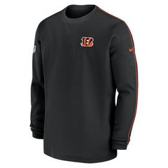 Nike Cincinnati Bengals 2024 Sideline Coaches Long Sleeve Top Black
