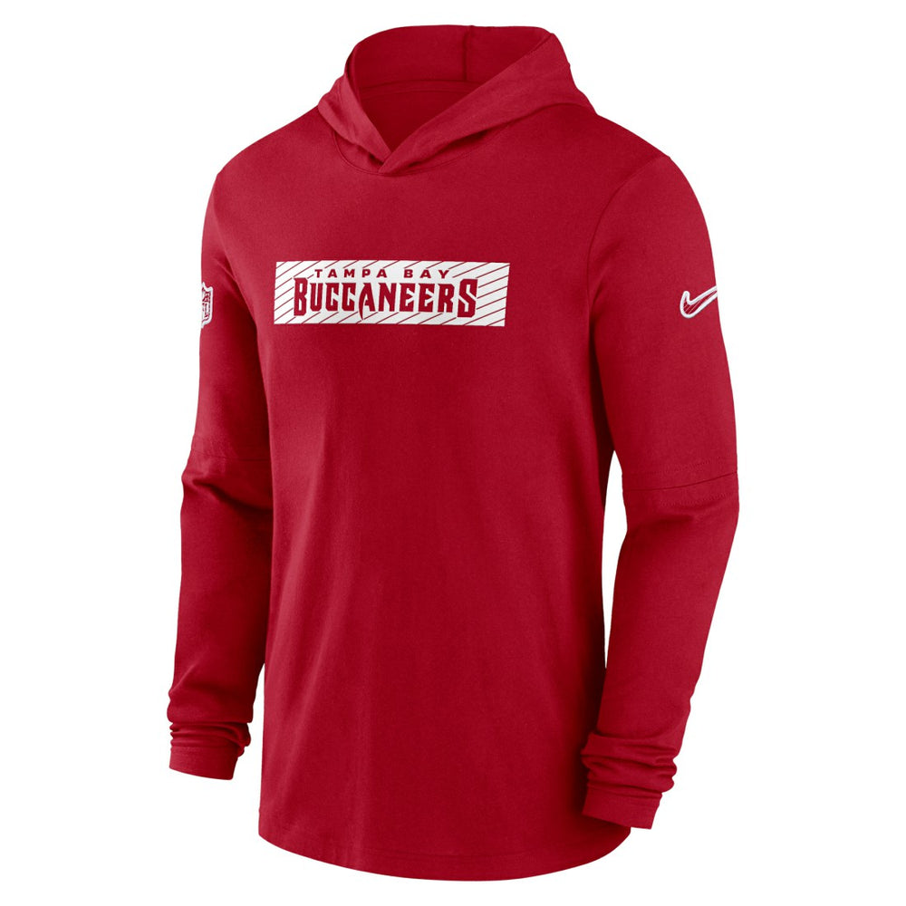 Nike Tampa Bay Buccaneers 2024/25 Sideline Performance Long Sleeve Hoodie T-Shirt Red