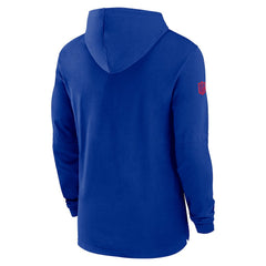 Nike Buffalo Bills 2024/25 Sideline Performance Long Sleeve Hoodie T-Shirt Royal